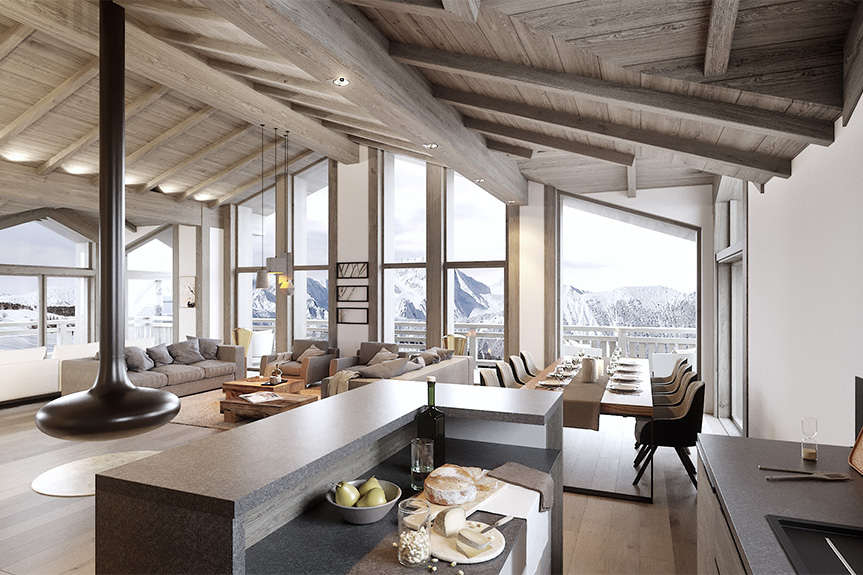 Canyon Lodge - Chalet for sale Courchevel 1650